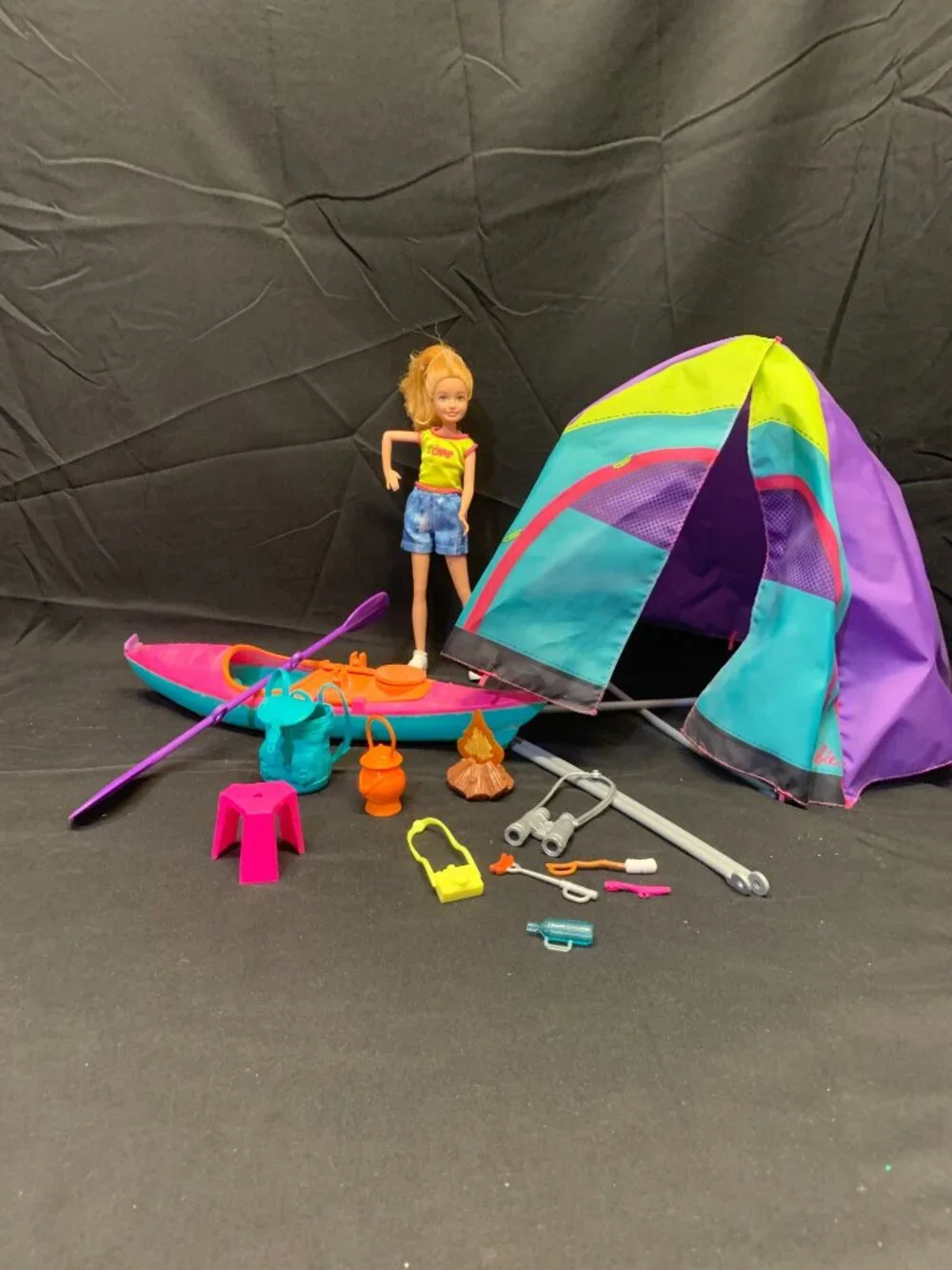 Barbie Team Stacie Summer Camp (all items as seen included)